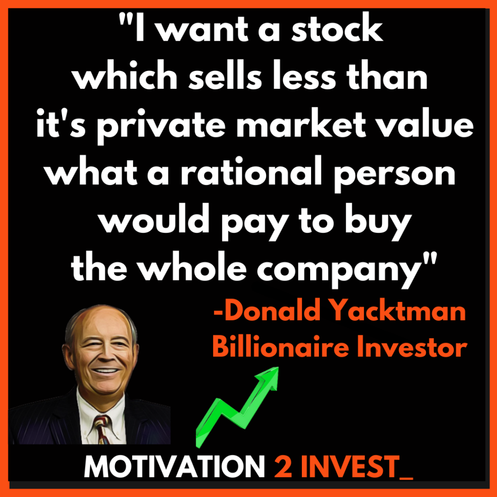 Donald Yacktman investor Quotes. Credit: www.Motivation2invest.com/Donald-Yacktman