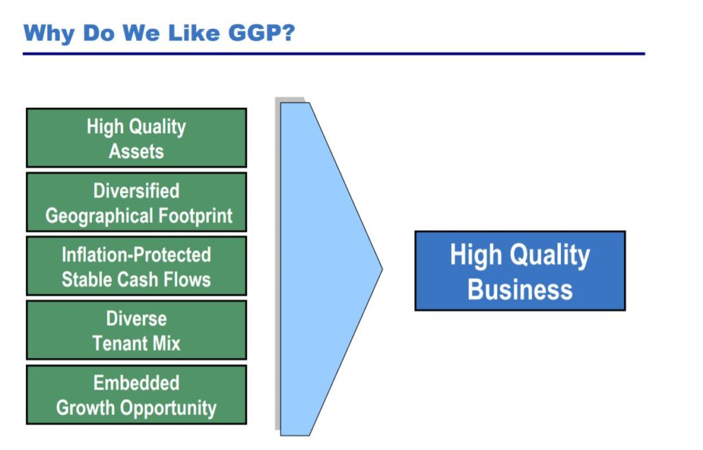 General Growth Properties Pershing Square