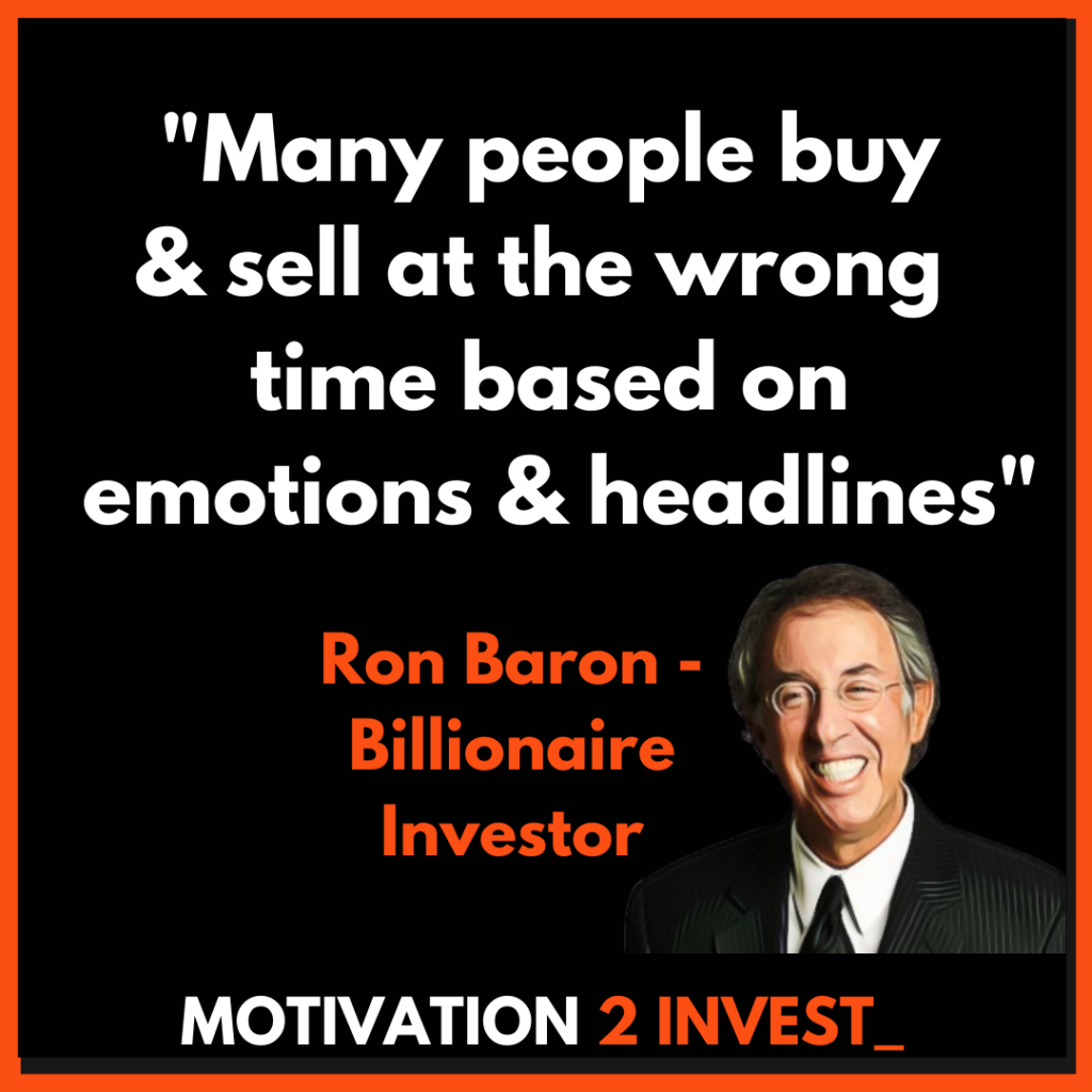 Ron Baron Growth Stock Investing Strategy & Quotes Credit: www.Motivation2invest.com/Ron-Baron